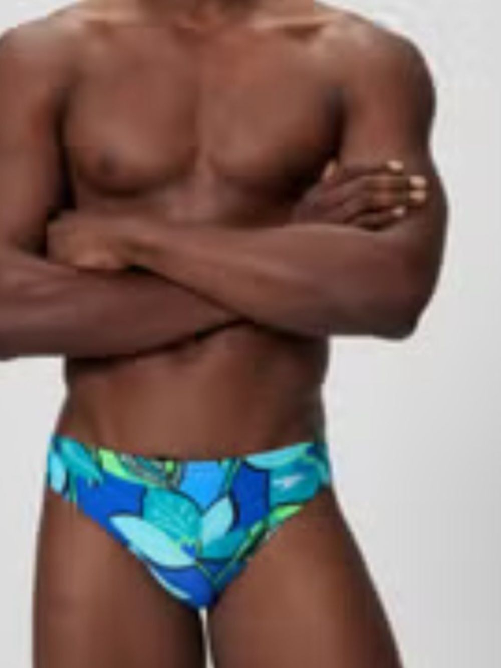 Speedo Men's Beachstar Printed 2" Brief Periwinkle, size 30, NWT